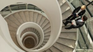 A Staircase symbolizing forward progress for the article on Pace for Record Fourth Quarter, Anticipates Strong Pipeline for 2021