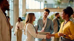 A group of employees symbolizing a private company for the article How Private Companies Best Structure Pre-IPO Liquidity Opportunities