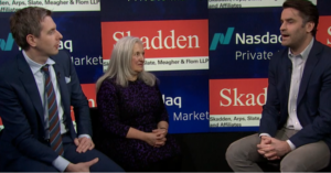 Skadden and Nasdaq Private Market collaboration discussion